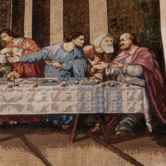 First Supper woven tapestry - Picture 4 of 5